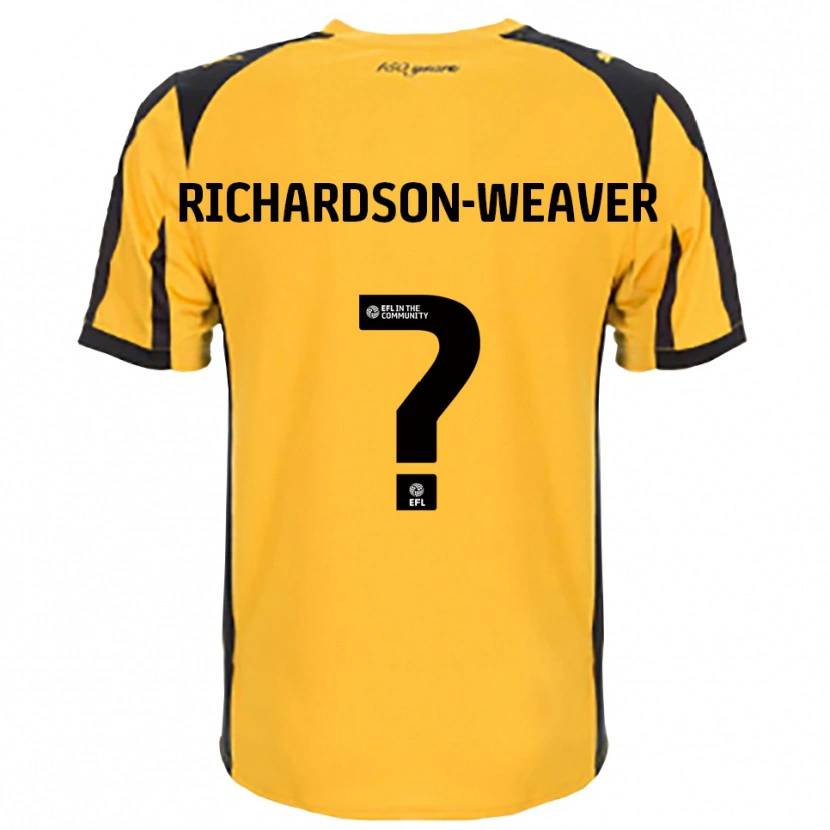 Danxen Kinder Ella Richardson-Weaver #0 Orange Schwarz Auswärtstrikot Trikot 2025/26 T-Shirt Österreich
