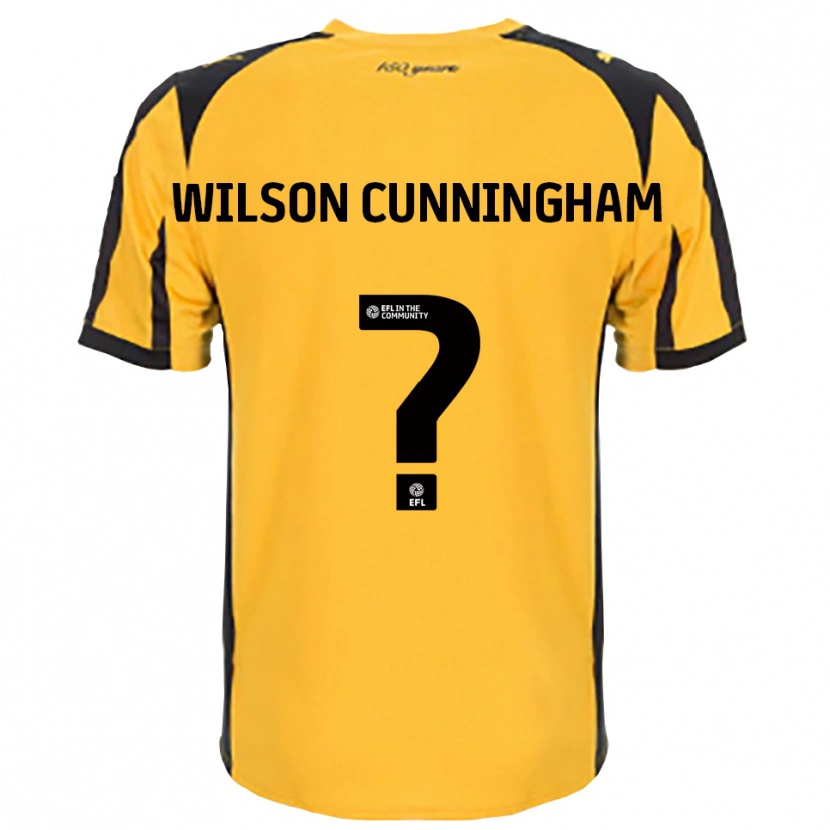 Danxen Kinder Ava Wilson Cunningham #0 Orange Schwarz Auswärtstrikot Trikot 2025/26 T-Shirt Österreich