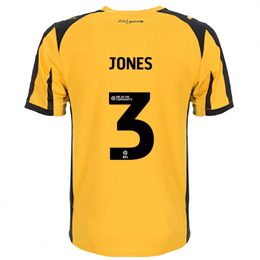 Danxen Kinder Dan Jones #3 Orange Schwarz Auswärtstrikot Trikot 2025/26 T-Shirt Österreich