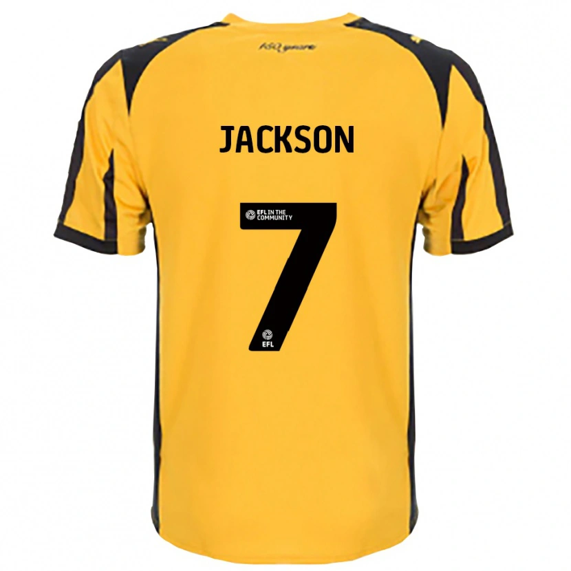 Danxen Kinder Lily Jackson #7 Orange Schwarz Auswärtstrikot Trikot 2025/26 T-Shirt Österreich