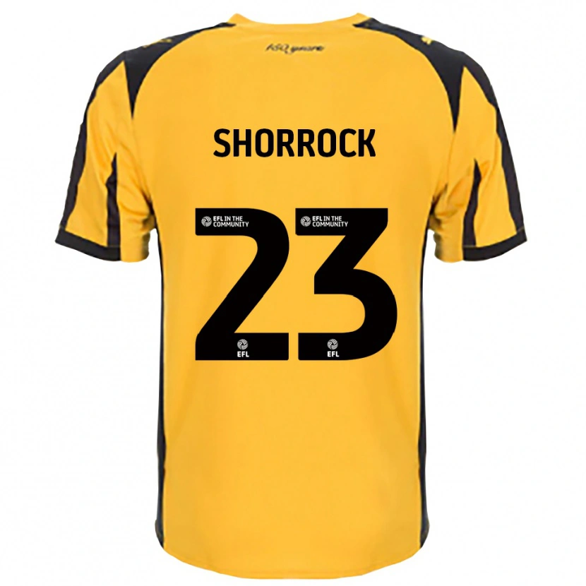 Danxen Kinder Jack Shorrock #23 Orange Schwarz Auswärtstrikot Trikot 2025/26 T-Shirt Österreich