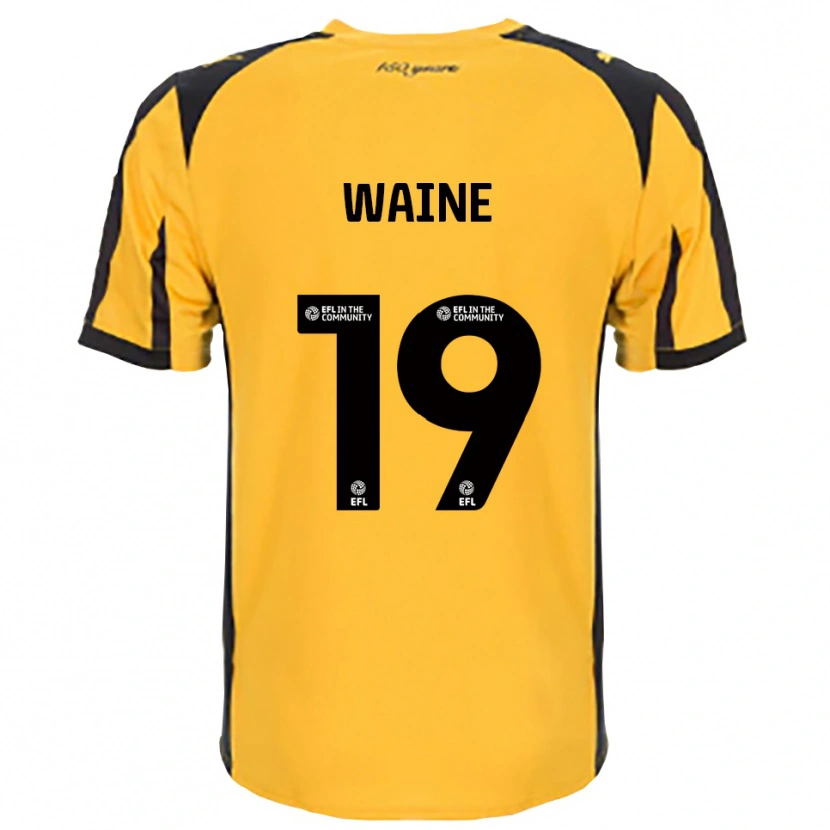 Danxen Kinder Ben Waine #19 Orange Schwarz Auswärtstrikot Trikot 2025/26 T-Shirt Österreich
