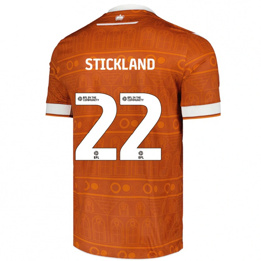 Danxen Kinder Michael Stickland #22 Orange Weiß Auswärtstrikot Trikot 2025/26 T-Shirt Österreich