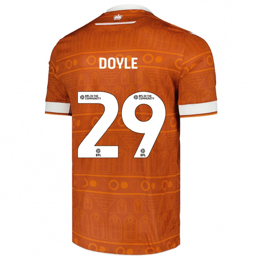 Danxen Kinder Kamari Doyle #29 Orange Weiß Auswärtstrikot Trikot 2025/26 T-Shirt Österreich