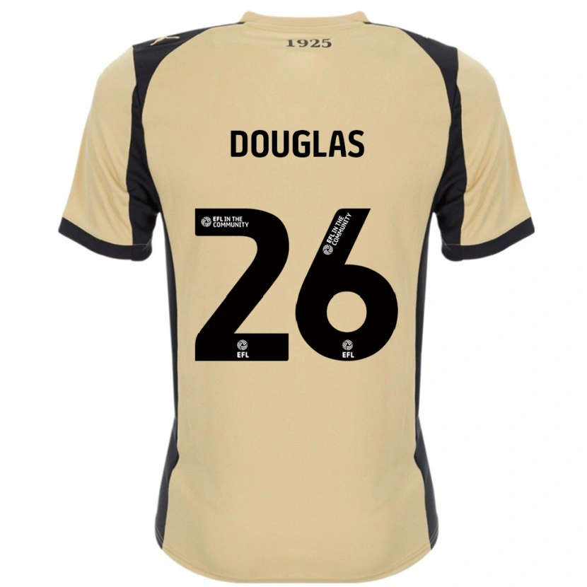 Danxen Kinder Hamish Douglas #26 Gold Schwarz Auswärtstrikot Trikot 2025/26 T-Shirt Österreich