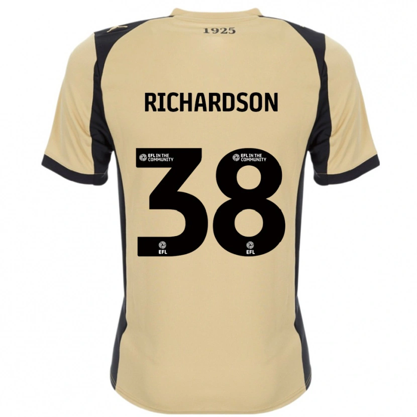 Danxen Kinder Kane Richardson #38 Gold Schwarz Auswärtstrikot Trikot 2025/26 T-Shirt Österreich