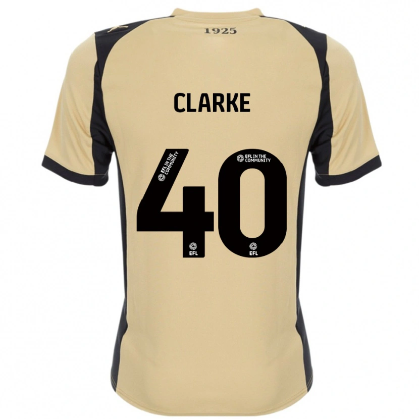 Danxen Kinder Lewis Clarke #40 Gold Schwarz Auswärtstrikot Trikot 2025/26 T-Shirt Österreich