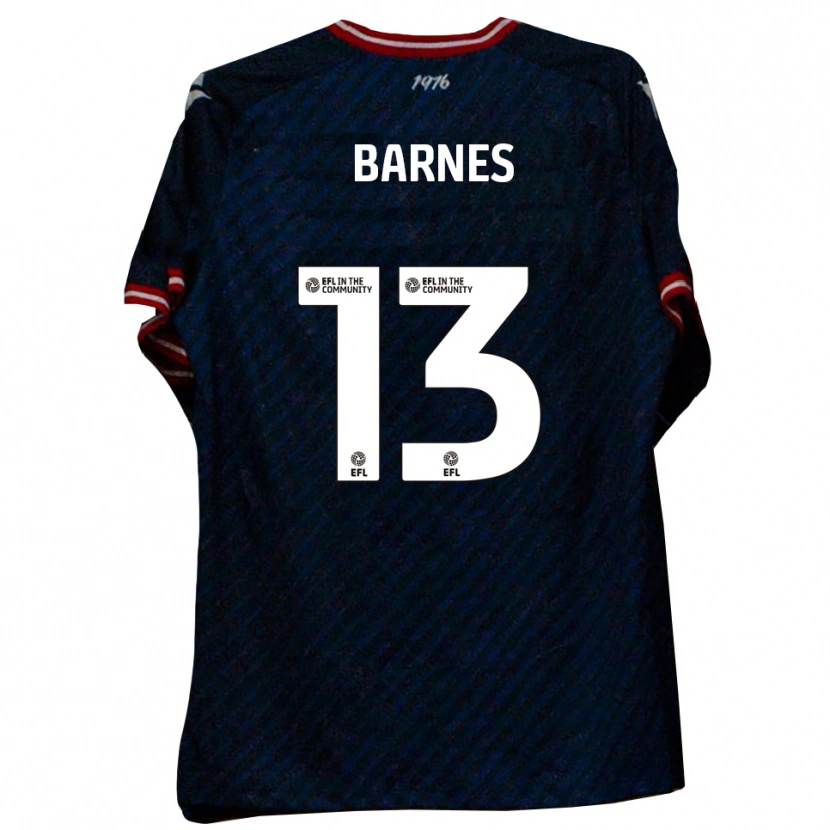Danxen Kinder Callum Barnes #13 Marine Rot Auswärtstrikot Trikot 2025/26 T-Shirt Österreich