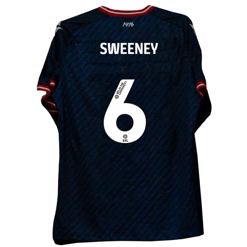 Danxen Kinder Dan Sweeney #6 Marine Rot Auswärtstrikot Trikot 2025/26 T-Shirt Österreich