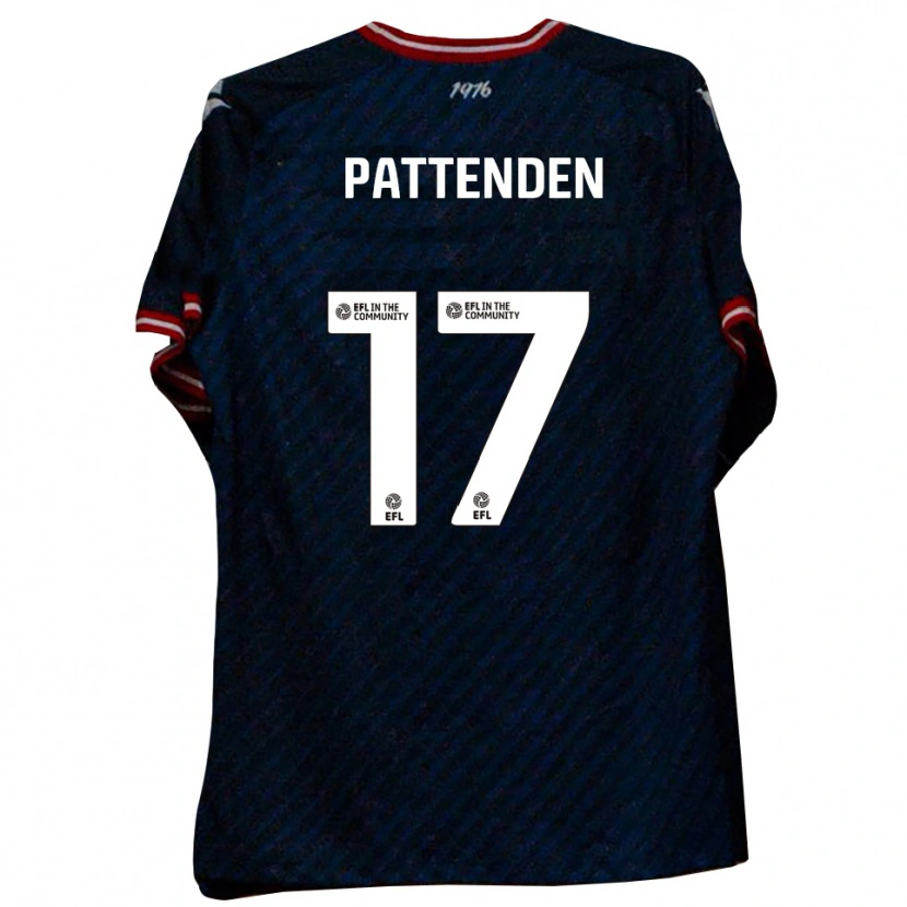 Danxen Kinder Jasper Pattenden #17 Marine Rot Auswärtstrikot Trikot 2025/26 T-Shirt Österreich