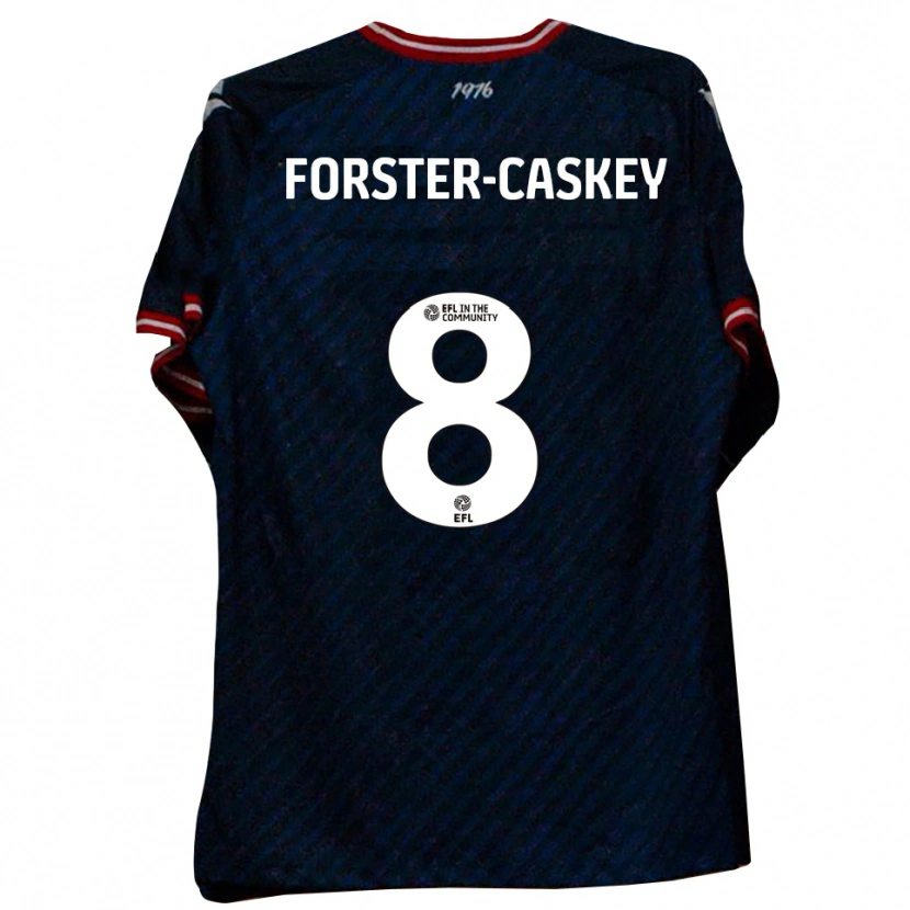 Danxen Kinder Jake Forster-Caskey #8 Marine Rot Auswärtstrikot Trikot 2025/26 T-Shirt Österreich