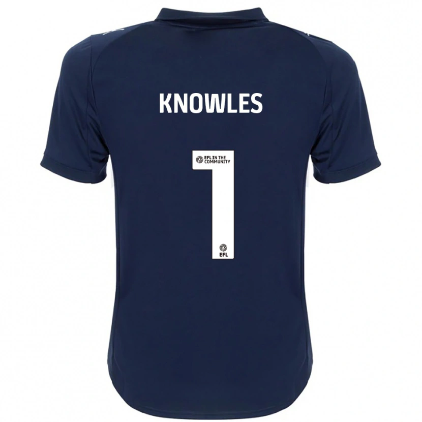 Danxen Kinder Amelia Knowles #1 Marine Weiß Auswärtstrikot Trikot 2025/26 T-Shirt Österreich