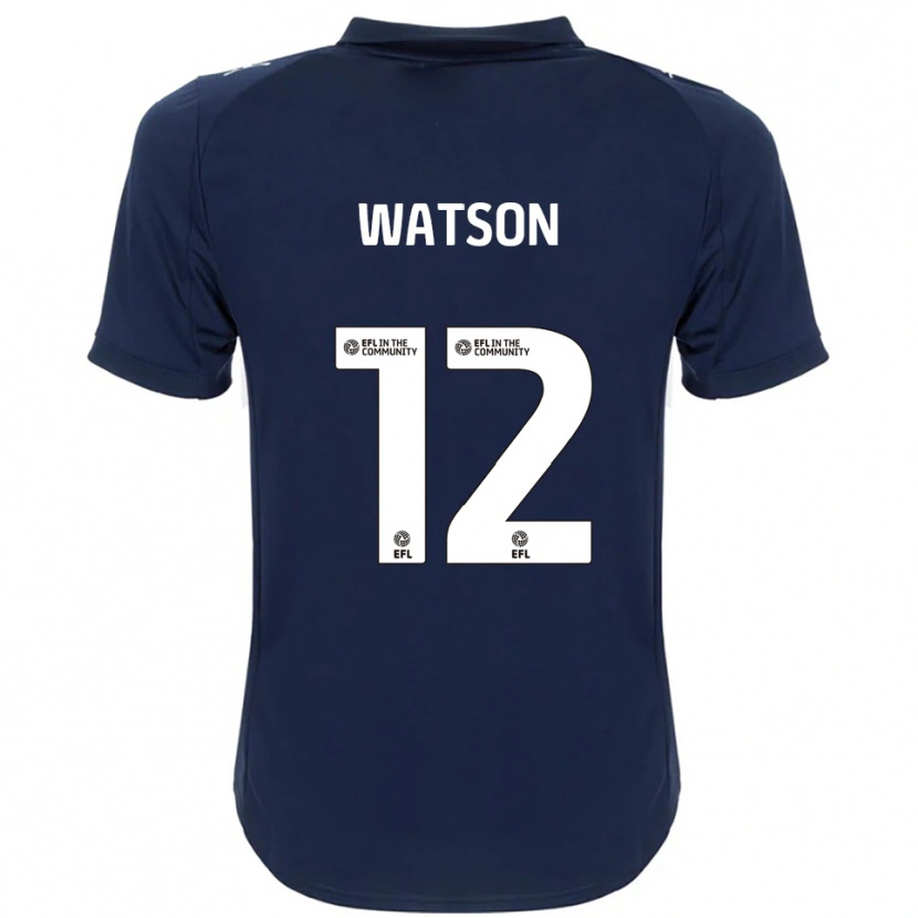 Danxen Kinder Tom Watson #12 Marine Weiß Auswärtstrikot Trikot 2025/26 T-Shirt Österreich