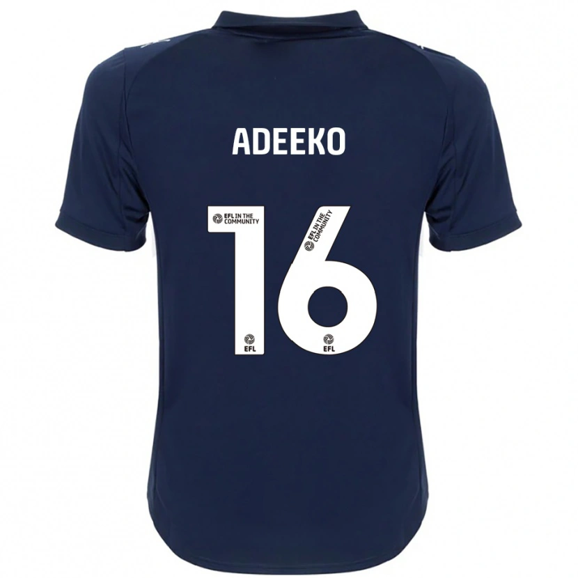 Danxen Kinder Baba Adeeko #16 Marine Weiß Auswärtstrikot Trikot 2025/26 T-Shirt Österreich