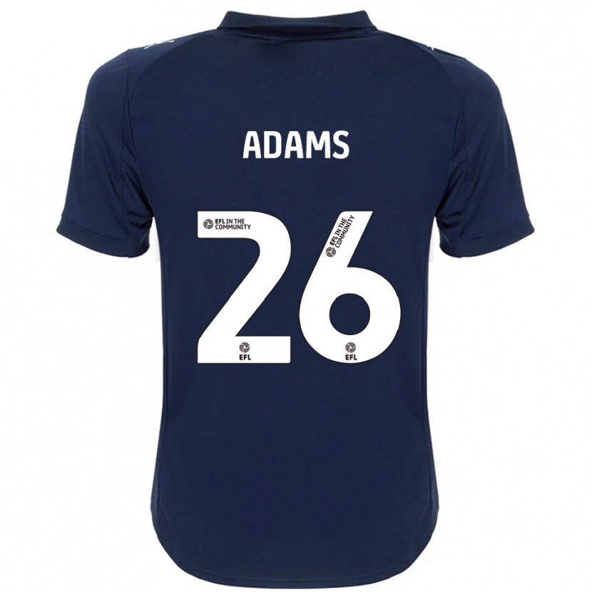 Danxen Kinder Joe Adams #26 Marine Weiß Auswärtstrikot Trikot 2025/26 T-Shirt Österreich