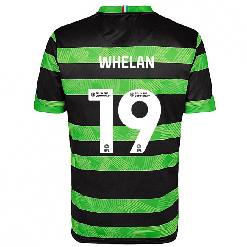 Danxen Kinder Kelly-Jade Whelan #19 Schwarz Grün Auswärtstrikot Trikot 2025/26 T-Shirt Österreich