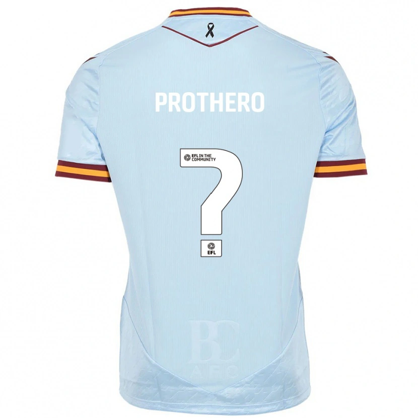Danxen Kinder Elanna Prothero #0 Himmelblau Auswärtstrikot Trikot 2025/26 T-Shirt Österreich