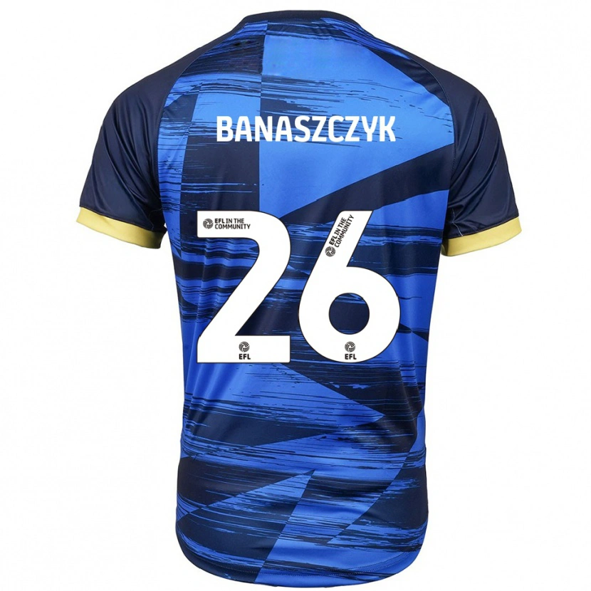 Danxen Kinder Natalie Banaszczyk #26 Blau Marine Auswärtstrikot Trikot 2025/26 T-Shirt Österreich