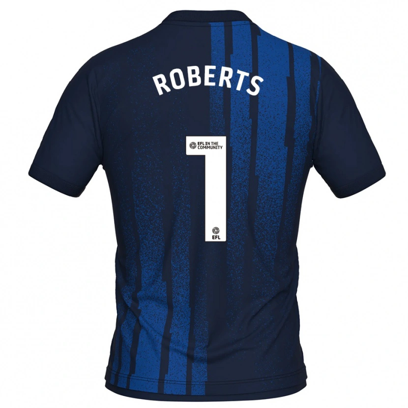 Danxen Kinder Liam Roberts #1 Marine Weiß Auswärtstrikot Trikot 2025/26 T-Shirt Österreich