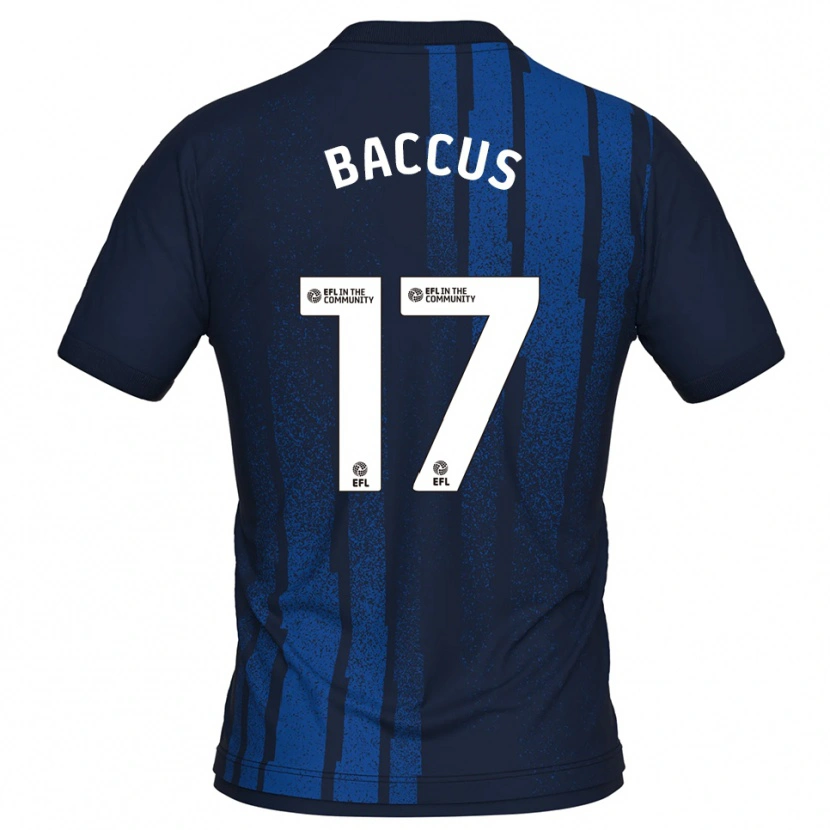 Danxen Kinder Keanu Baccus #17 Marine Weiß Auswärtstrikot Trikot 2025/26 T-Shirt Österreich