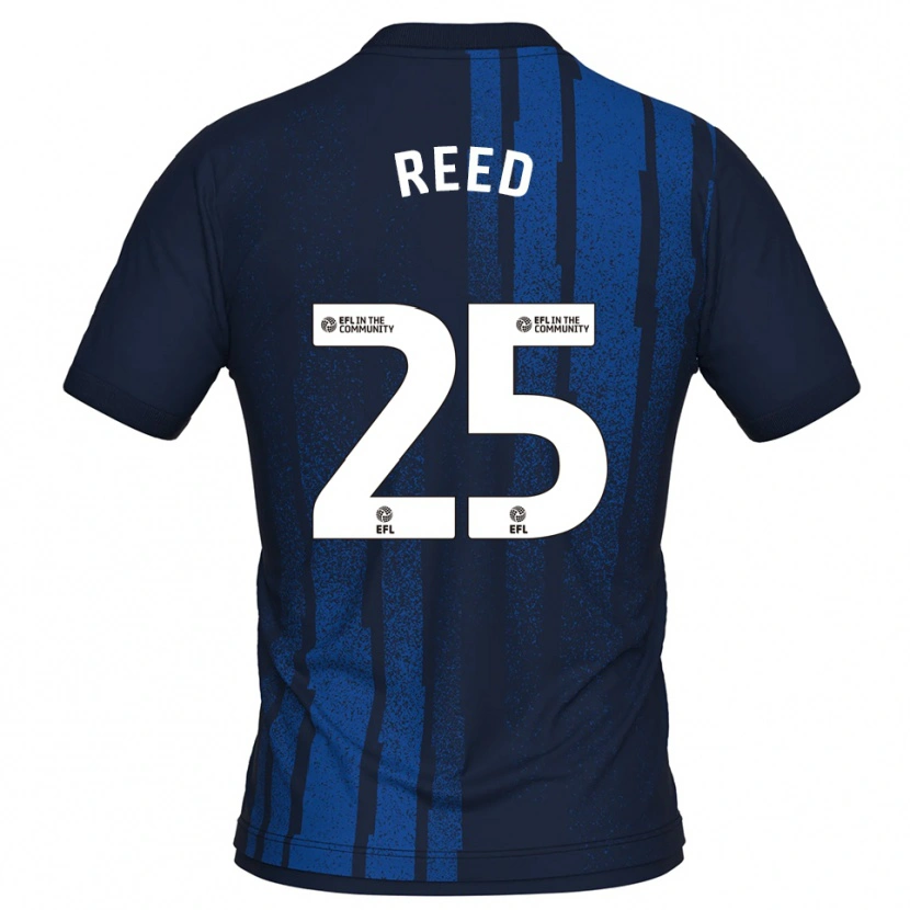 Danxen Kinder Louis Reed #25 Marine Weiß Auswärtstrikot Trikot 2025/26 T-Shirt Österreich