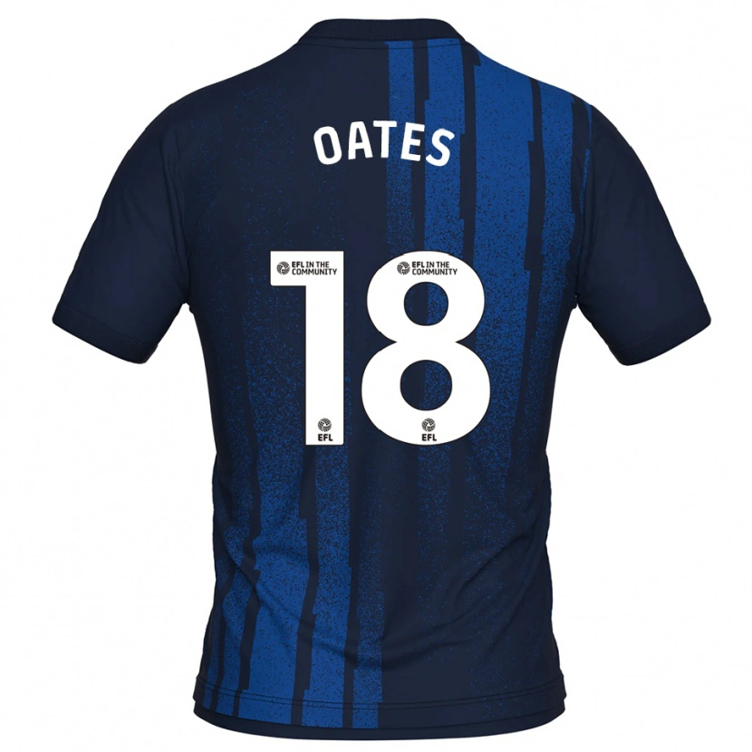 Danxen Kinder Rhys Oates #18 Marine Weiß Auswärtstrikot Trikot 2025/26 T-Shirt Österreich