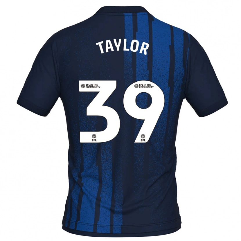 Danxen Kinder Oliver Taylor #39 Marine Weiß Auswärtstrikot Trikot 2025/26 T-Shirt Österreich