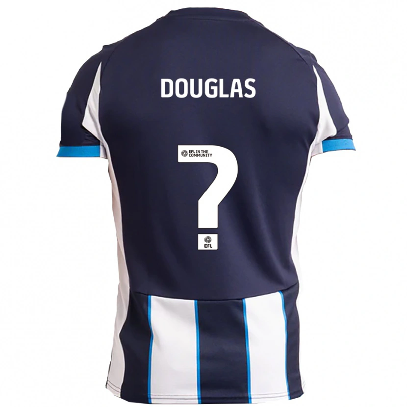 Danxen Kinder Hanifa Douglas #0 Weiß Marine Auswärtstrikot Trikot 2025/26 T-Shirt Österreich