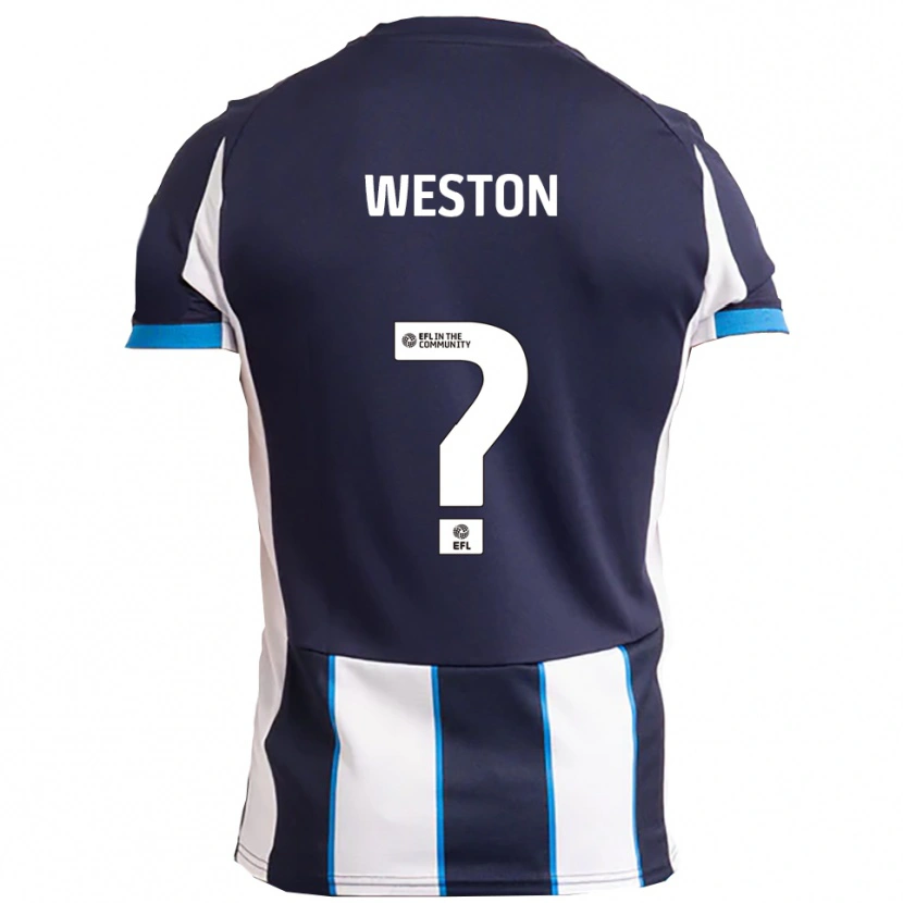 Danxen Kinder Lily Weston #0 Weiß Marine Auswärtstrikot Trikot 2025/26 T-Shirt Österreich
