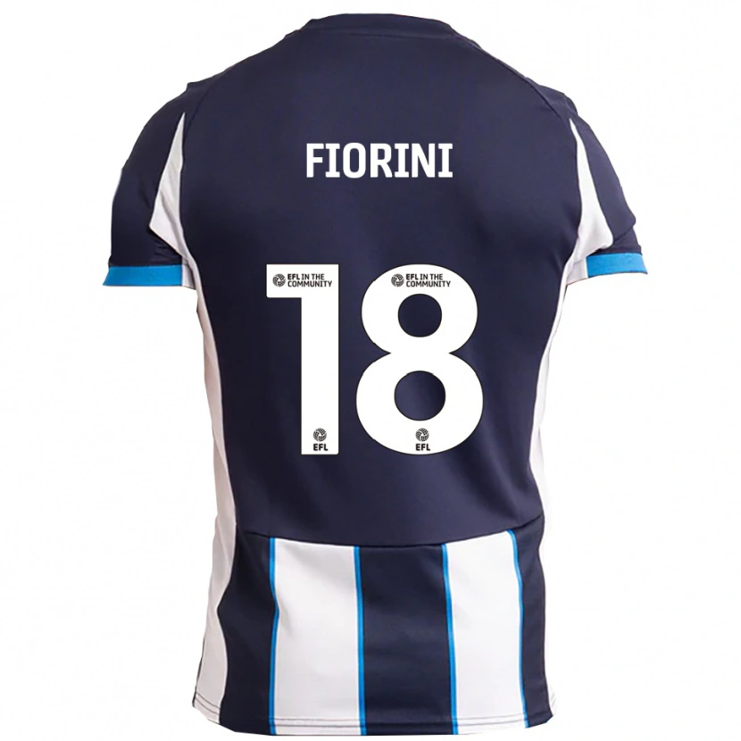Danxen Kinder Lewis Fiorini #18 Weiß Marine Auswärtstrikot Trikot 2025/26 T-Shirt Österreich