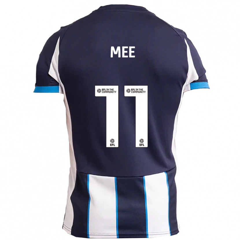 Danxen Kinder Ashton Mee #11 Weiß Marine Auswärtstrikot Trikot 2025/26 T-Shirt Österreich