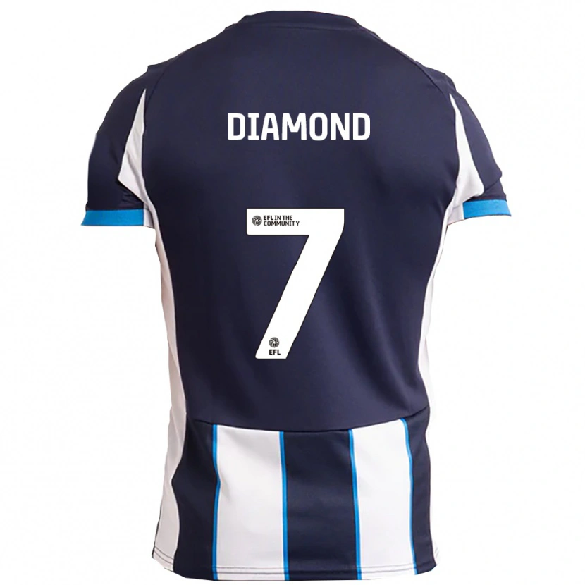 Danxen Kinder Jack Diamond #7 Weiß Marine Auswärtstrikot Trikot 2025/26 T-Shirt Österreich