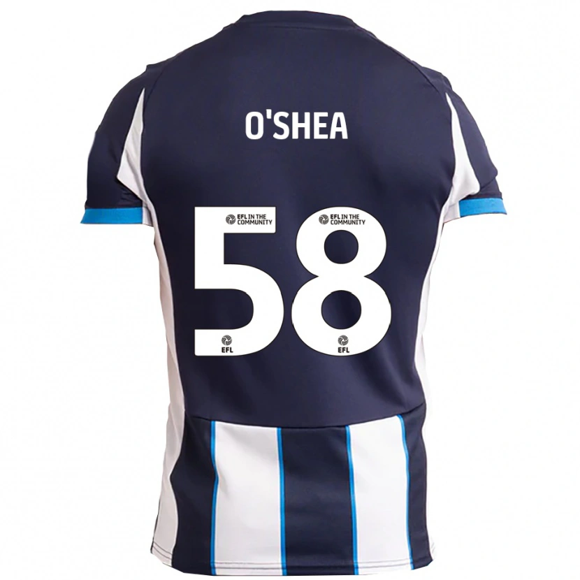Danxen Kinder Cian O'shea #58 Weiß Marine Auswärtstrikot Trikot 2025/26 T-Shirt Österreich