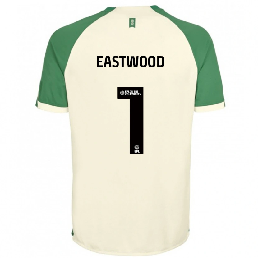 Danxen Kinder Jake Eastwood #1 Cremeweiß Grün Auswärtstrikot Trikot 2025/26 T-Shirt Österreich