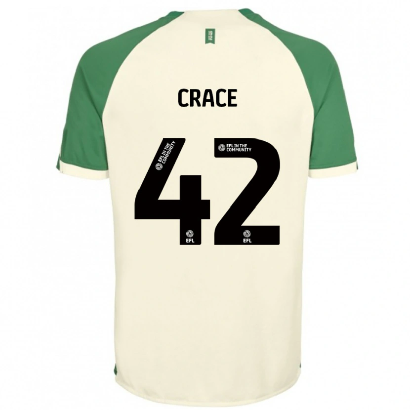 Danxen Kinder Dempsey Crace #42 Cremeweiß Grün Auswärtstrikot Trikot 2025/26 T-Shirt Österreich