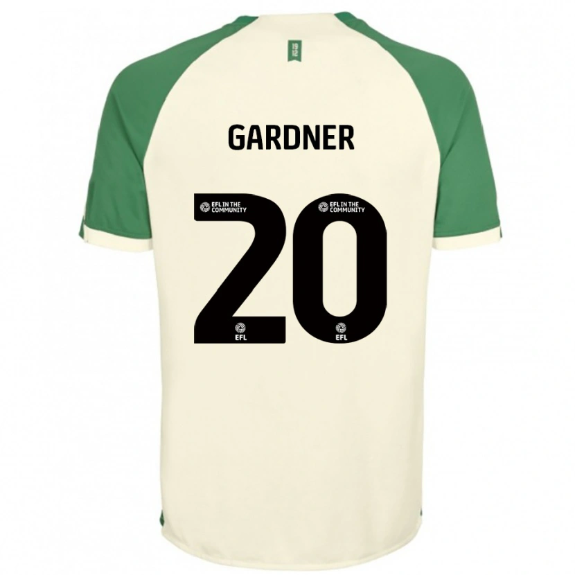 Danxen Kinder Gary Gardner #20 Cremeweiß Grün Auswärtstrikot Trikot 2025/26 T-Shirt Österreich