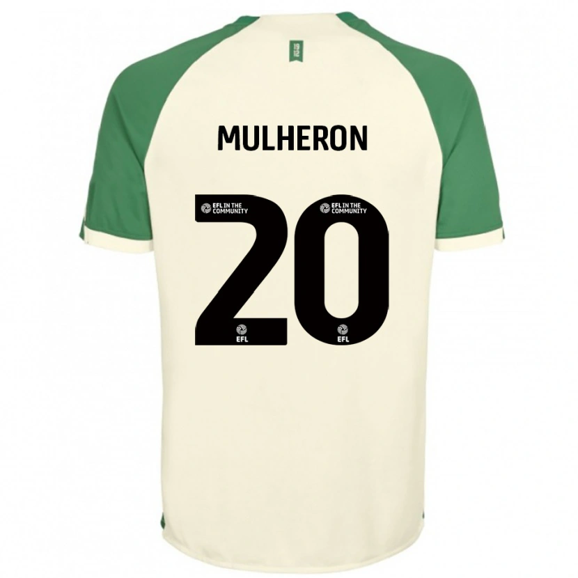 Danxen Kinder Bronwyn Mulheron #20 Cremeweiß Grün Auswärtstrikot Trikot 2025/26 T-Shirt Österreich