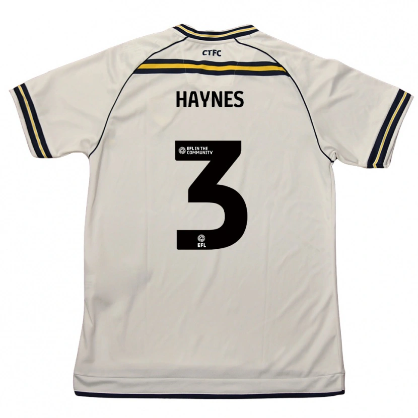 Danxen Kinder Ryan Haynes #3 Weiß Marine Auswärtstrikot Trikot 2025/26 T-Shirt Österreich