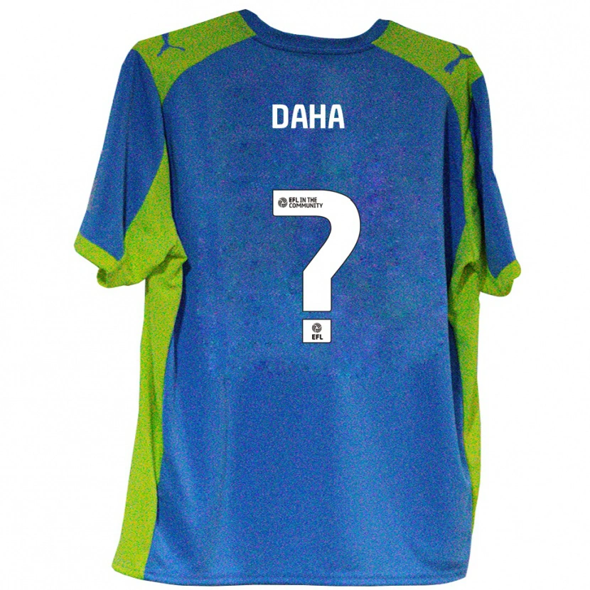 Danxen Kinder Hermann Daha #0 Himmelblau Gelb Auswärtstrikot Trikot 2025/26 T-Shirt Österreich