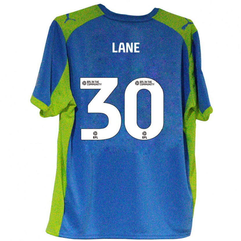 Danxen Kinder Mikey Lane #30 Himmelblau Gelb Auswärtstrikot Trikot 2025/26 T-Shirt Österreich