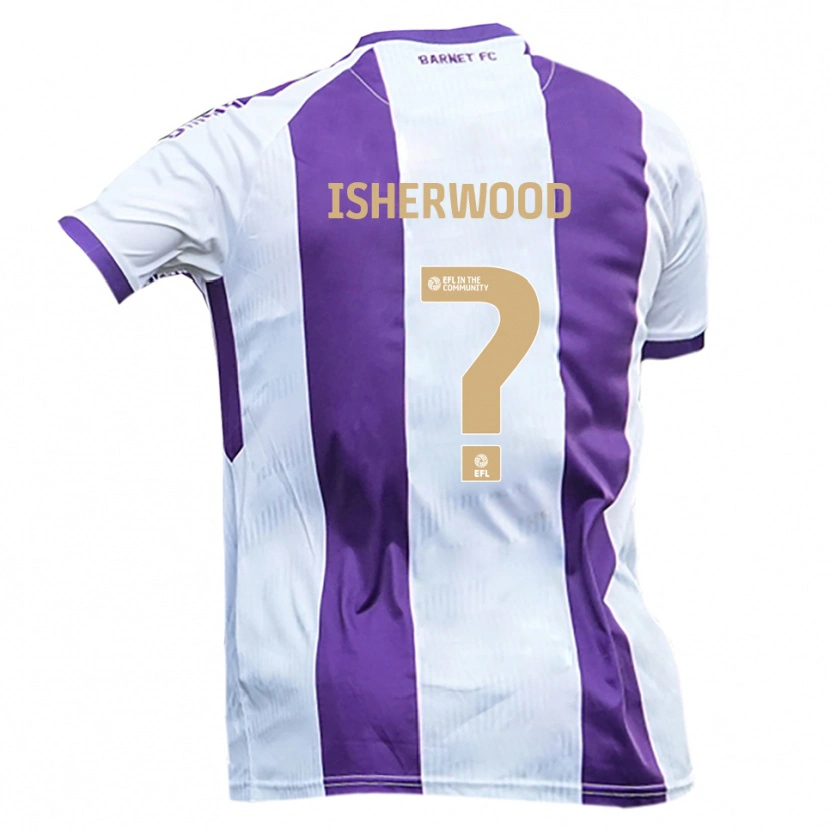 Danxen Kinder Millie Isherwood #0 Weiß Lila Auswärtstrikot Trikot 2025/26 T-Shirt Österreich