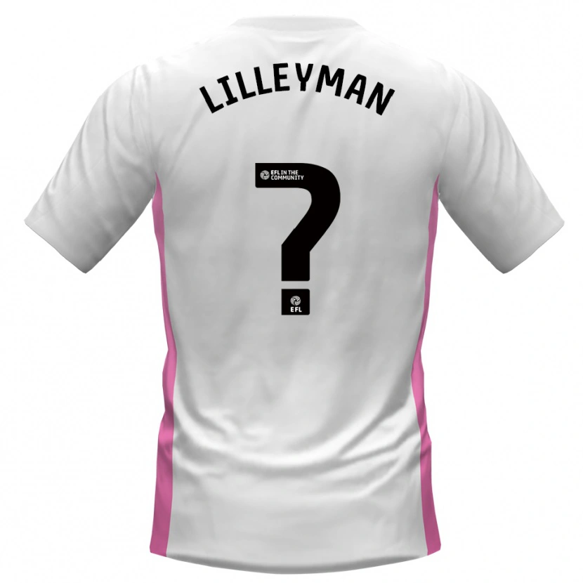Danxen Kinder Rebecca Lilleyman #0 Weiß Rot Auswärtstrikot Trikot 2025/26 T-Shirt Österreich