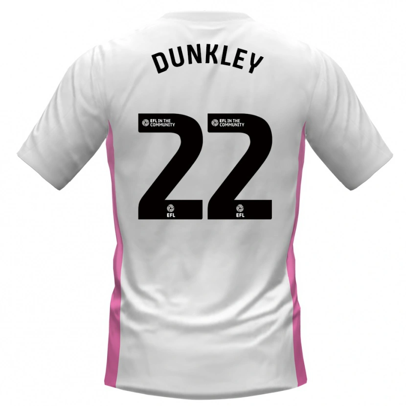 Danxen Kinder Chey Dunkley #22 Weiß Rot Auswärtstrikot Trikot 2025/26 T-Shirt Österreich