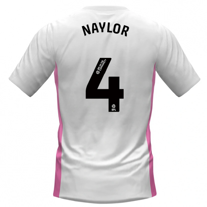 Danxen Kinder Tom Naylor #4 Weiß Rot Auswärtstrikot Trikot 2025/26 T-Shirt Österreich