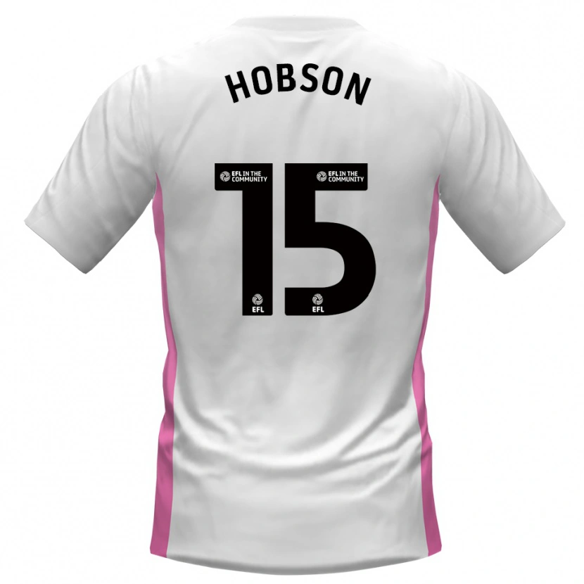 Danxen Kinder Bailey Hobson #15 Weiß Rot Auswärtstrikot Trikot 2025/26 T-Shirt Österreich