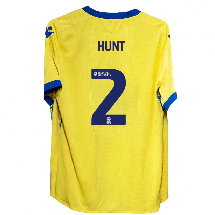 Danxen Kinder Rob Hunt #2 Gelb Blau Auswärtstrikot Trikot 2025/26 T-Shirt Österreich