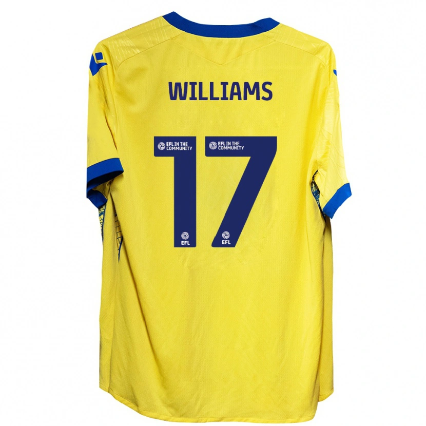 Danxen Kinder Jaden Williams #17 Gelb Blau Auswärtstrikot Trikot 2025/26 T-Shirt Österreich