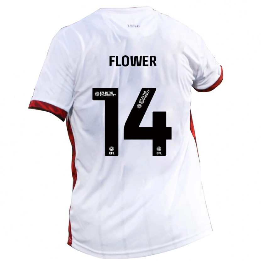 Danxen Kinder Louis Flower #14 Weiß Rot Schwarz Auswärtstrikot Trikot 2025/26 T-Shirt Österreich