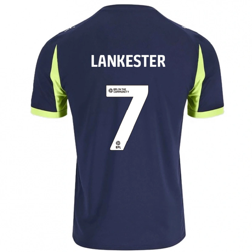 Danxen Kinder Jack Lankester #7 Marine Fluoreszierendes Grün Auswärtstrikot Trikot 2025/26 T-Shirt Österreich