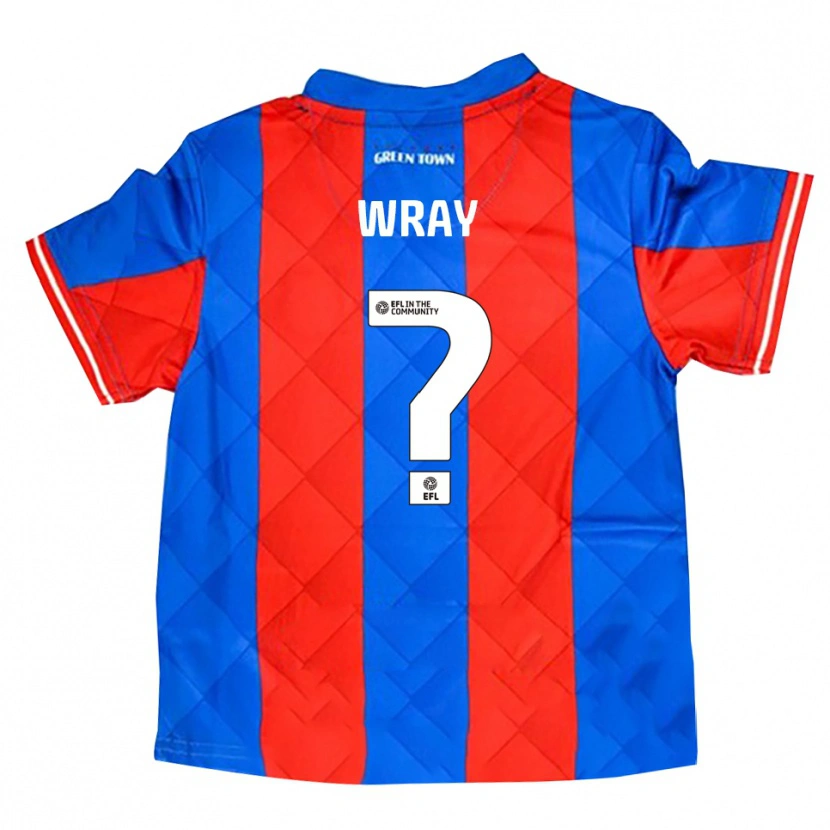 Danxen Kinder Leah Wray #0 Blau Rot Weiß Auswärtstrikot Trikot 2025/26 T-Shirt Österreich